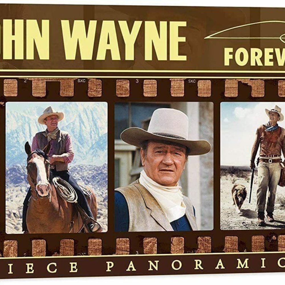 John Wayne Forever in Film 1000pc Puzzle 13" x 39"